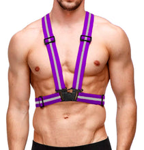 Load image into Gallery viewer, Reflective Elastic Harness - Purple
